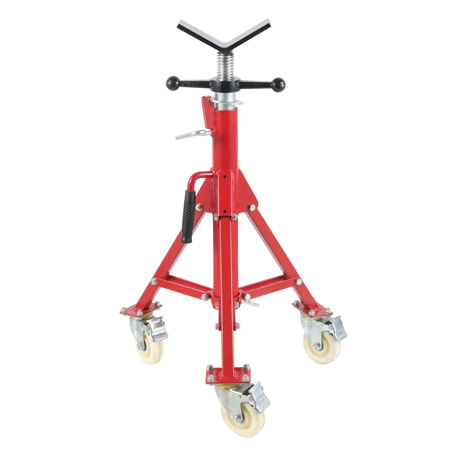 1107D Wheeled Pipe Vise Pipe Stand for Pipes 12'' Max.