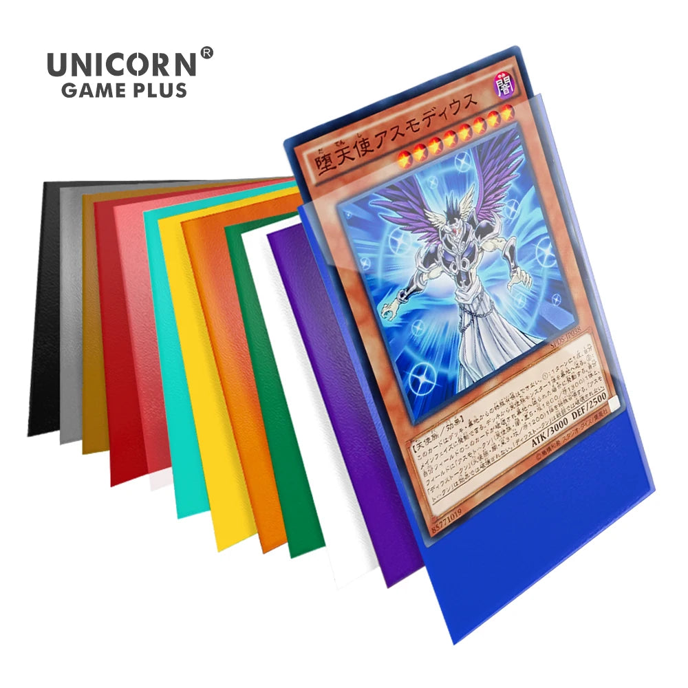 12 Colors Released New Rough Textured Consistently Cutting Premium Yugioh Small 62x89 Matte Trading Card Sleeves