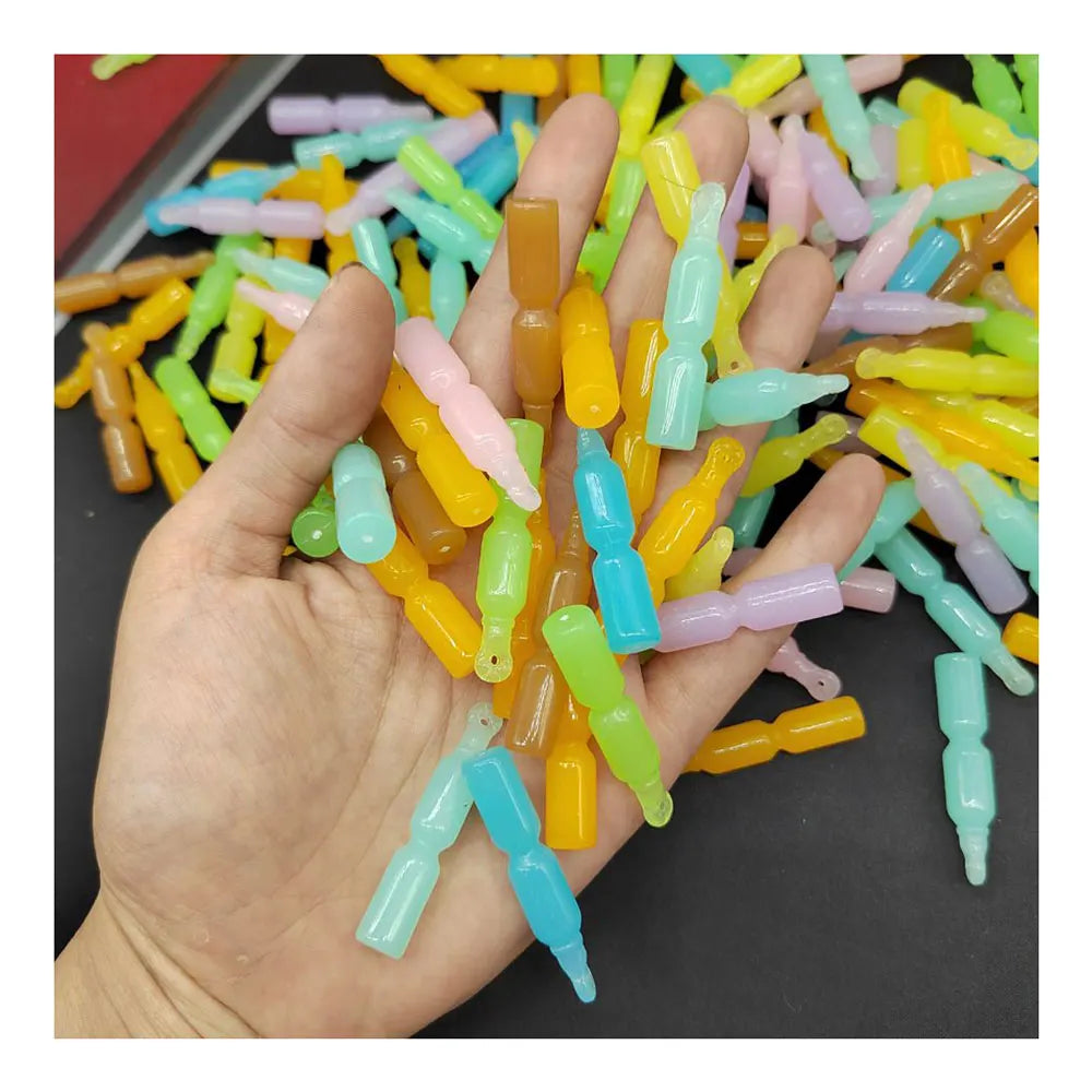 100pcs 8*43MM Miniature Resin Dollhouse Food Charms Colorful 3D Crushed Ice Earring Necklace Keychain Pendants Jewelry Making