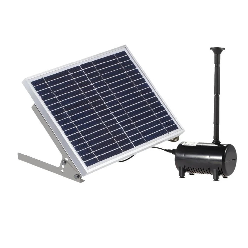 10W Solar Fountain Garden Water Pump  for Bird Bath Ponds Fish Tank Outdoor and Aquarium With Multiple Nozzles