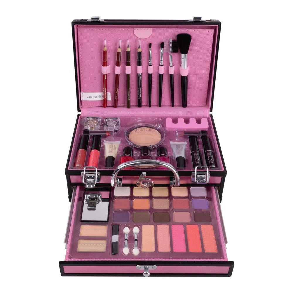 1104A Professional Women's Makeup Kit Full Sets for Big Vanity All-in-One Beauty Set for Girls Cosmetics Makeup Full Gift Set