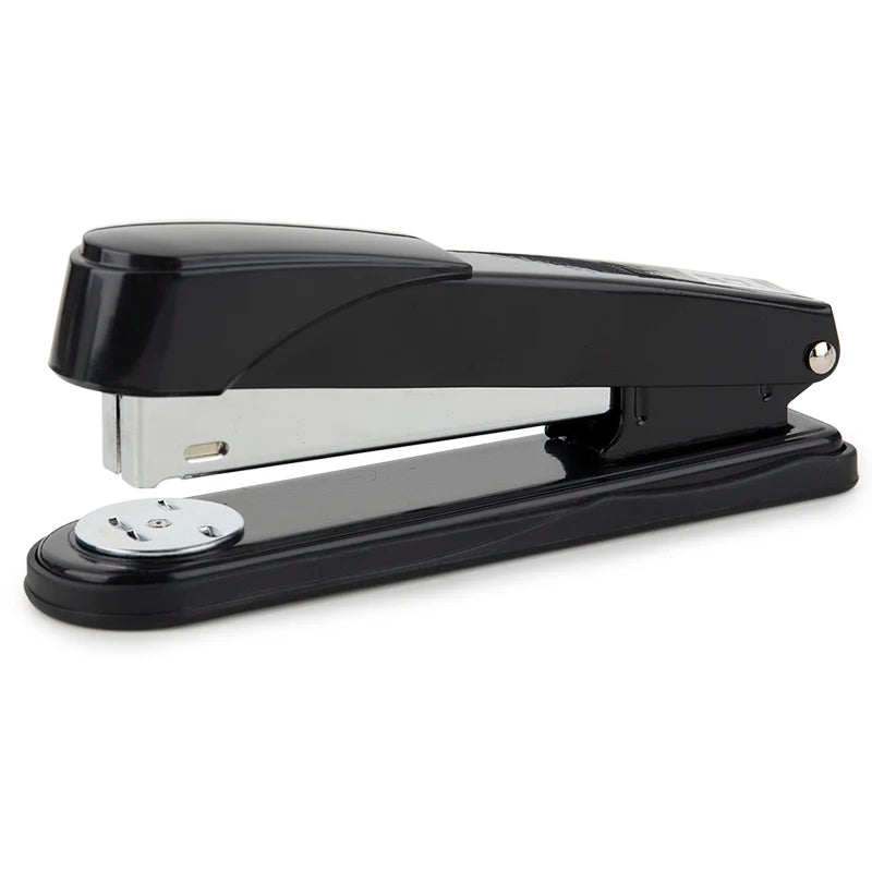 0314 Black Rotary Stapler for Students Study Office Metal Effortless Multifunctional Stapler 60pcs Per Carton Set