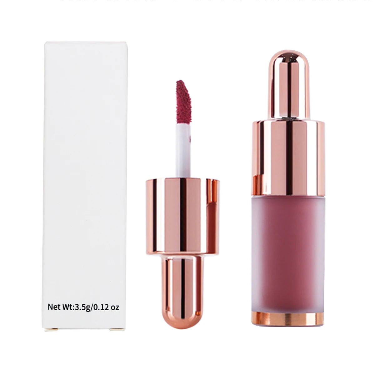 Customized Blush Container Cheek Cosmetics Dewy Natural pink Nude Cream Liquid Blush Wholesales