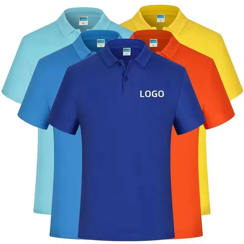 100% Polyester Breathable Sports Custom Quick Dry T-shirt Men Custom Print Polo Tee Shirt Dry Fit Sublimation Golf Polo Shirt