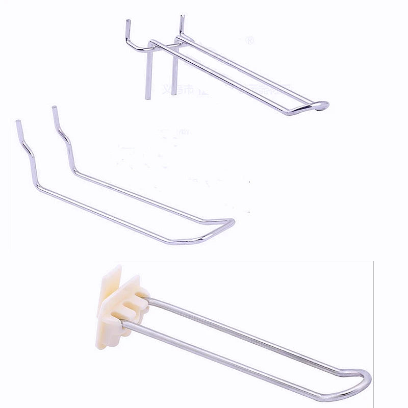 "U" sharp  Metal Wire Hooks Pegboard Double Wires Hook