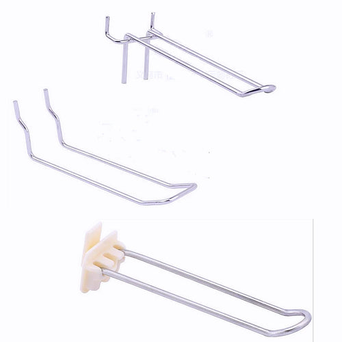 "U" sharp  Metal Wire Hooks Pegboard Double Wires Hook