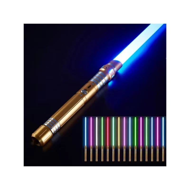 1/2 Pcs New Upgrade Metal Hilt 15 Colors Led Swords Cosplay USB Sword Toy Lightsaber