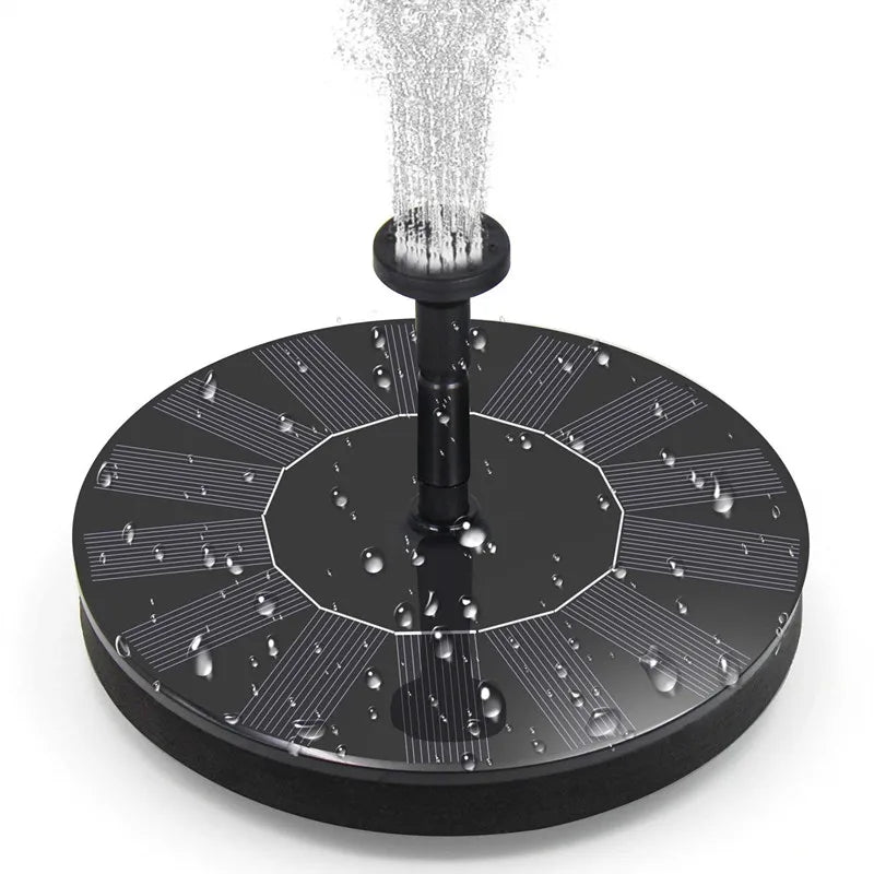 1.4w Solar Powered Water Fountain Solar Fish tank Fountain Solar Panel Kit  Outdoor Watering Submersible Pump for Pond