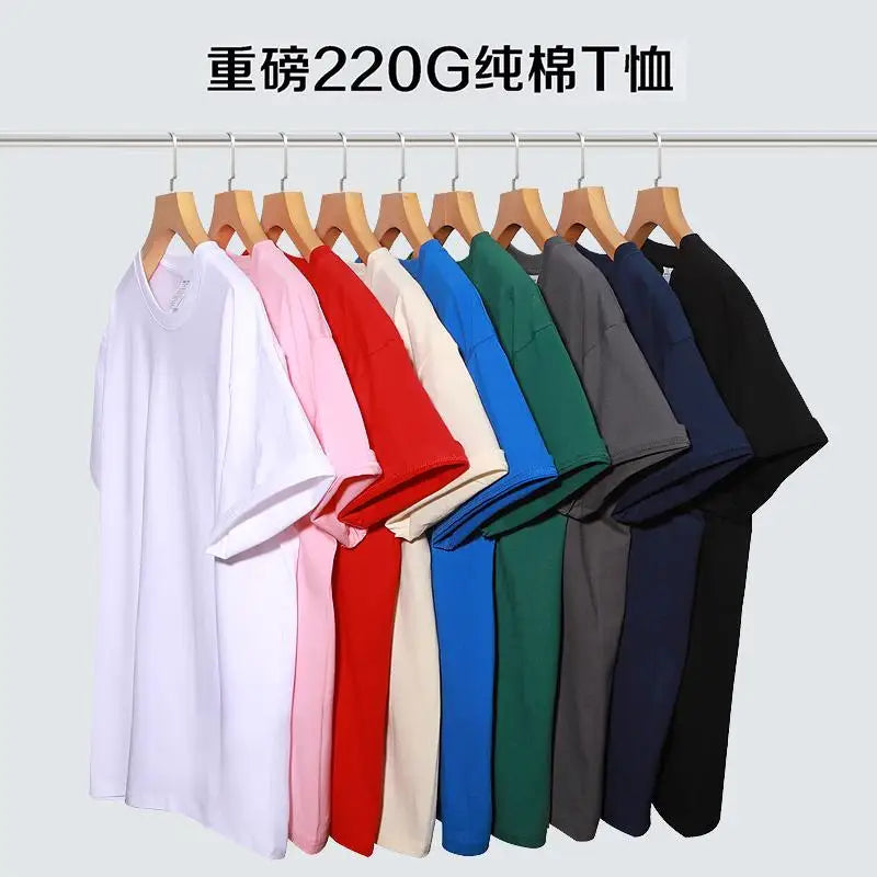 100% Long-staple Cotton Premium Quality Cotton Custom Logo Men Printing Custom Printing Oversized  Xxxl Size t Shirts