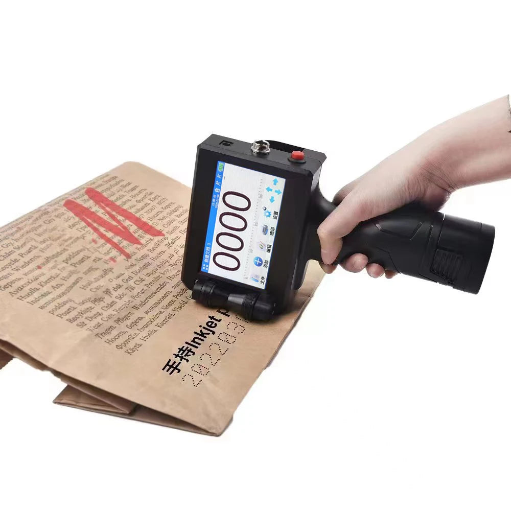 12.7mm Factory Direct Price Portable Expiry Date Handheld Inkjet Printer Tij Handheld Inkjet Printer