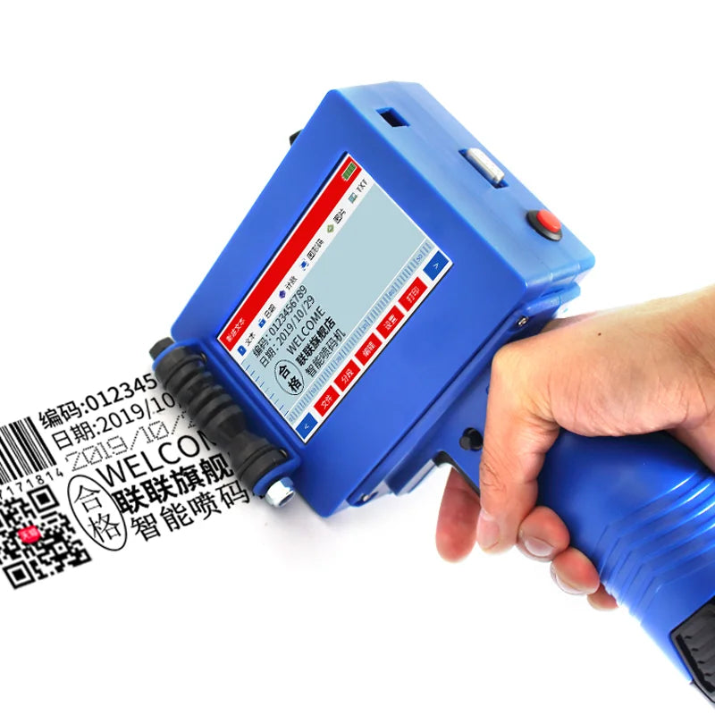 12.7mm 600DPI Chinese Handheld Inkjet Printer for Wood Carton Metal Bag Glass