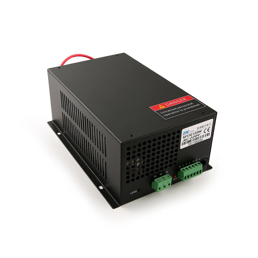 120W Laser Power Supply With Digital Display for CO2 Laser Engraving Cutting Machine MYJG-120W