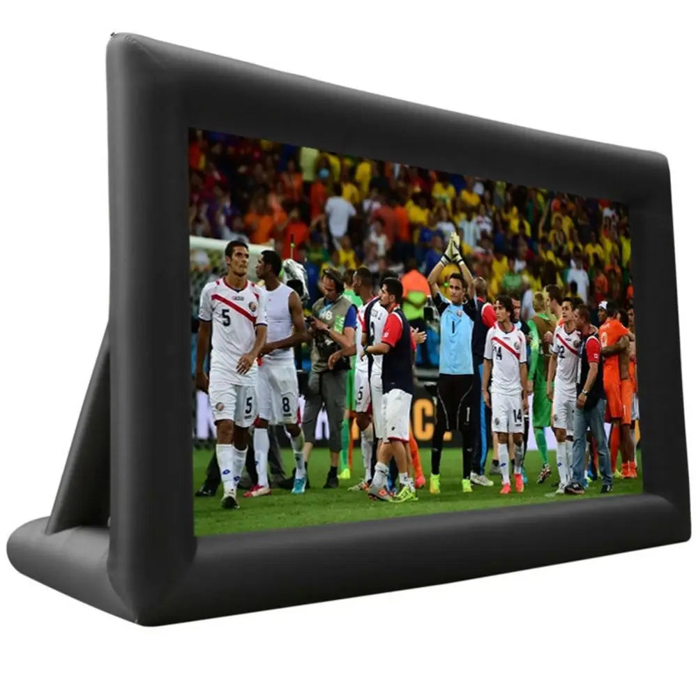 10FT Fast Shipping  Activities Outdoor Nylon Blow up Inflatable Air Cinema Projector Movie Film Screen