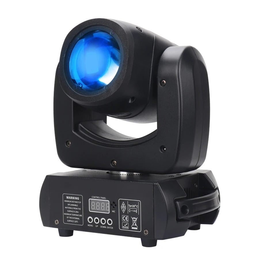 100W LED Beam Moving Head Light 18Prism Luces Dj DMX512 Cabeza Movil Stage Party Disco Lights