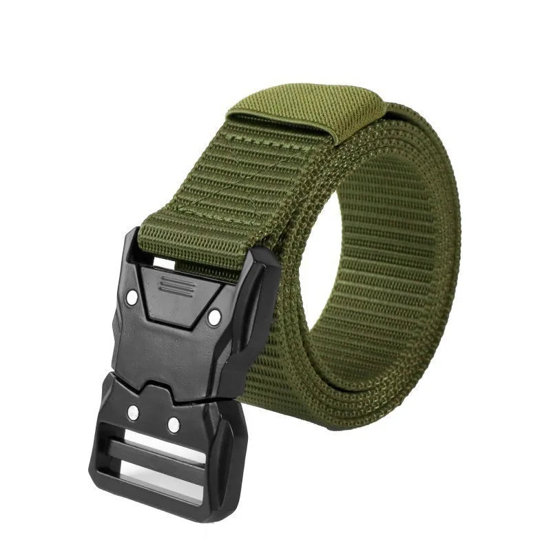 "Custom-Logo Thickened Nylon Polyester 3.8cm Wide Tactical Training Belt for Outdoor Sports-Lengthened"