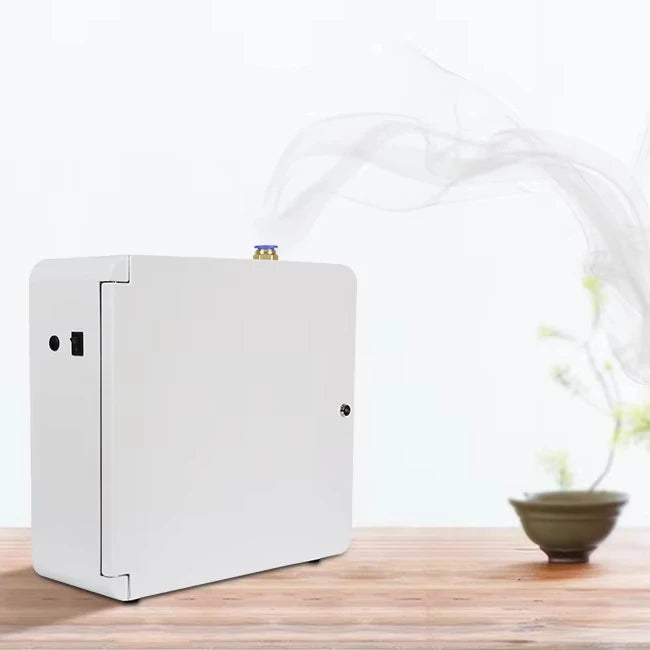 10000 CBM Big Coverage  Super Powerful Pump White Safe Lock Design Steel Material HVAC Aroma Diffuser