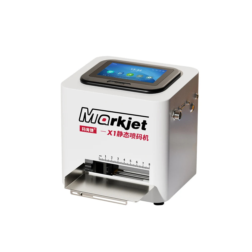 12.7mm Desktop Inkjet Printer With One-key Static Printing Multi-language Features Manual Label Printing