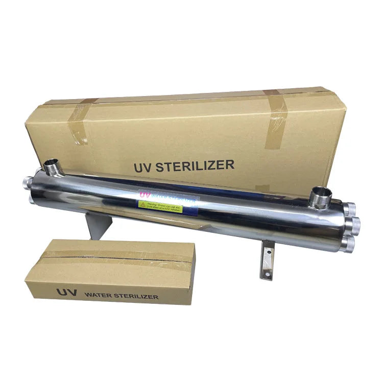 11000LPH or 48GPM Uv Light 220 Watts Lamp Sterilizers  for Water Treatment with Stainless Steel Housing