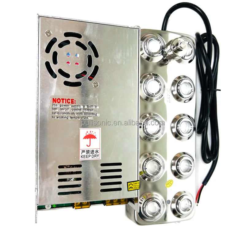 10 Membranes Ultrasonic Mist Maker Cool Fogger Industrial Humidifier for Egg Incubator