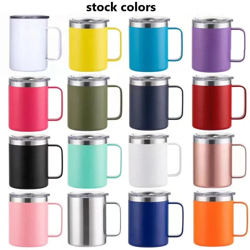 12oz Wine Classic Coffee Mugs Stainless Steel Tumblers Custom logo Vasos Original Termicos Thermos Travel Camping Cups Termos