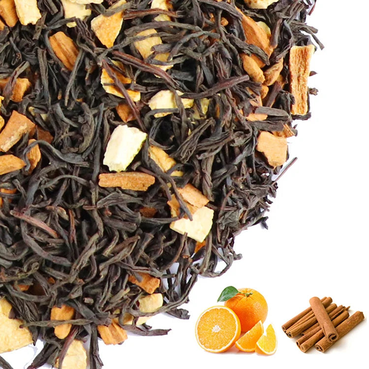 100% Pure Healthy Diet Tea Slimming Tea Flavoured Orange Cinnamon Black Tea