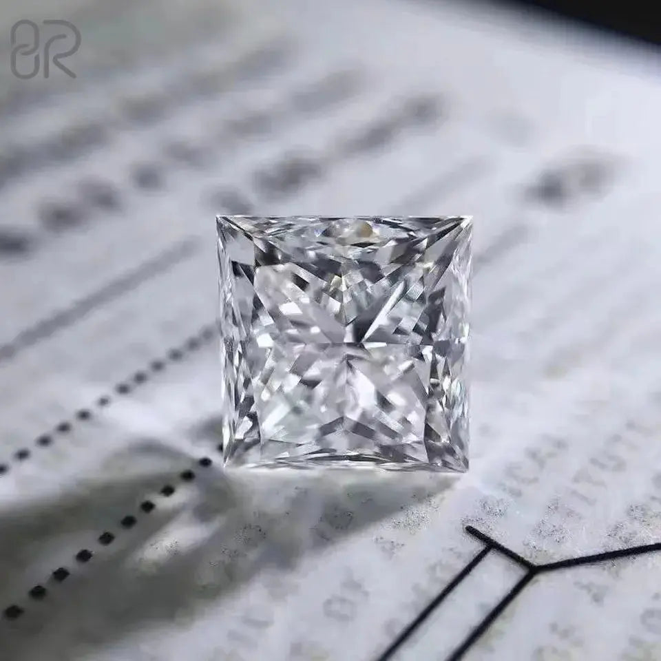 0.5-3.0Carat GIA IGI Certified OEM Princess Cut CVD Loose Diamonds Wedding Rings Loose Lab Cultivated Created Grown Diamond