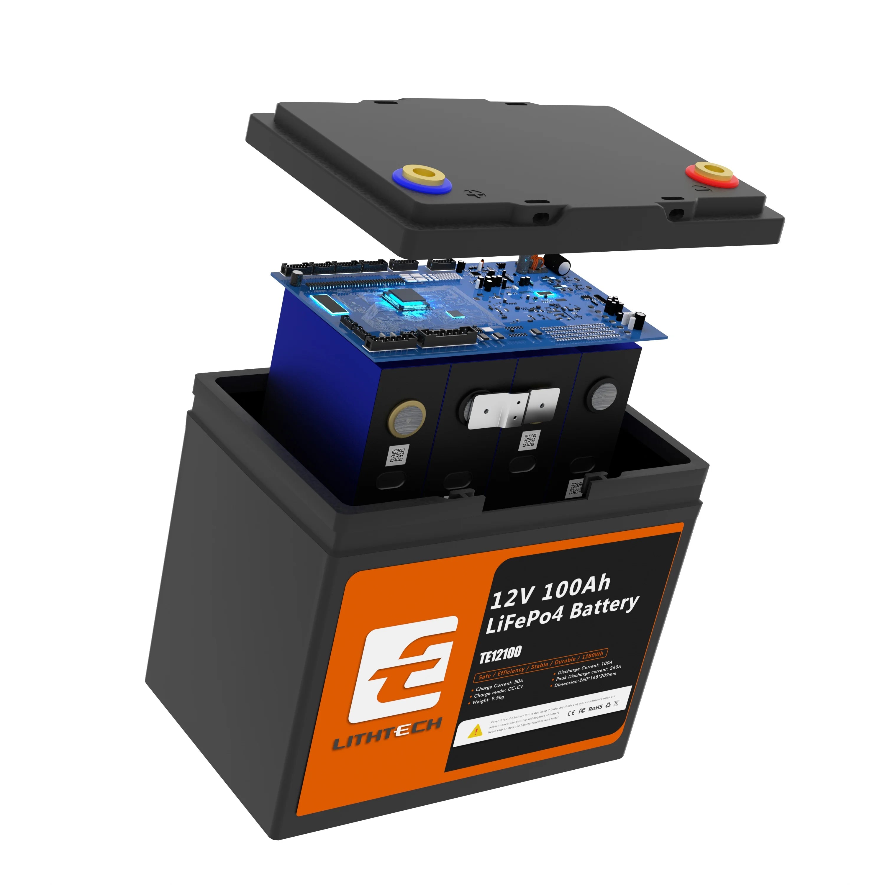 12.8V Rechargeable Lithium Ion Battery Pack 12V 100AH 200AH 300AH Lifepo4 Solar Products From Ukraine