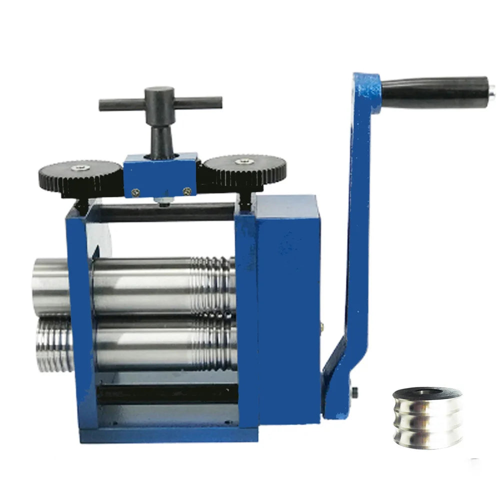 110mm Rolling Mills Circular Semicircle Presser Machine Jewelry Roller PressTool Manual Jewelry Roll Mill Machine for Wire
