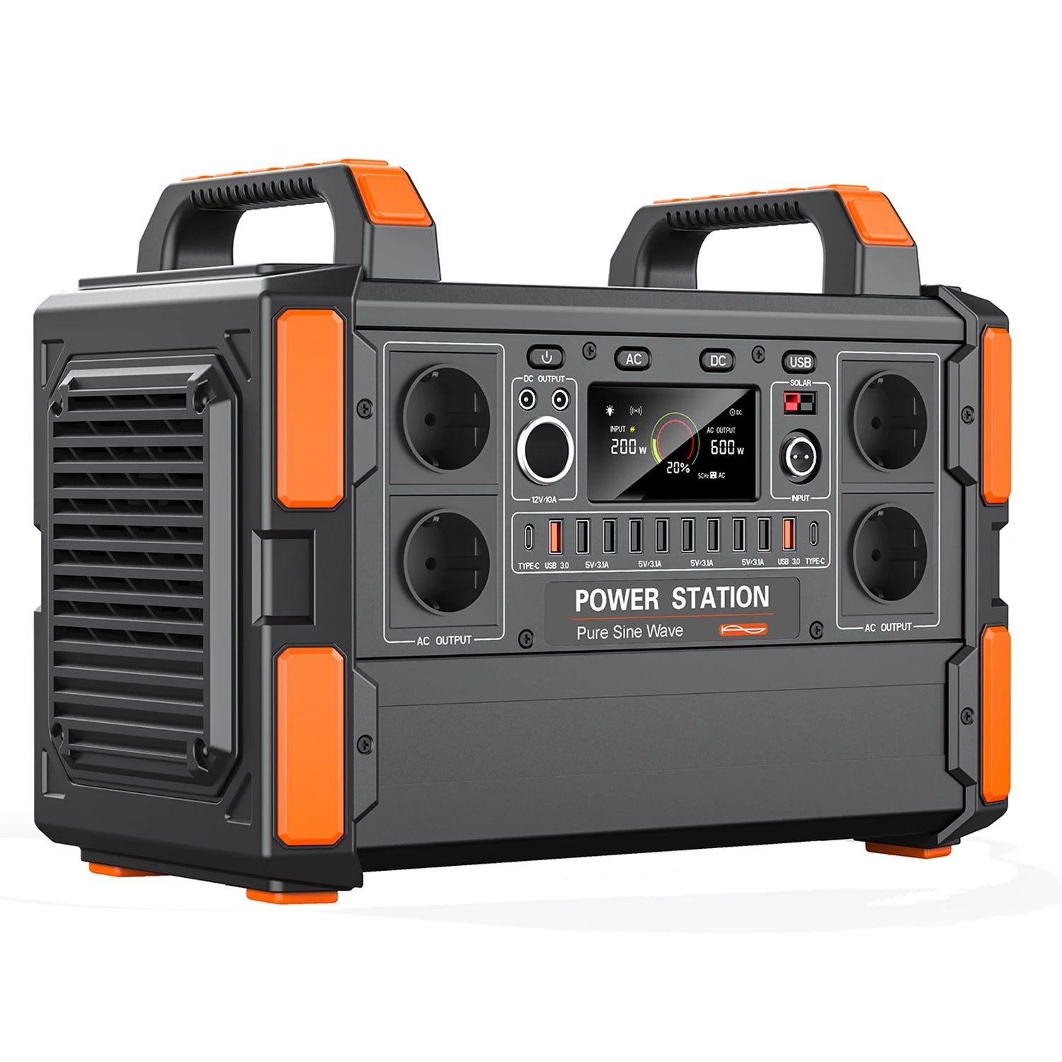 1000W  2000W 1200W 100V 110V 230V 220V AC Portable Power Station Power Bank 1008wh MPPT Solar Energy System for Camping Hunting