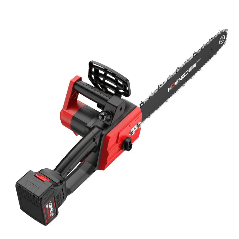 12 Inches Brushless Handheld Electric Chain Saw Rechargeable Cordless Chainsaw Portable Outdoor Wood Cutting Machine
