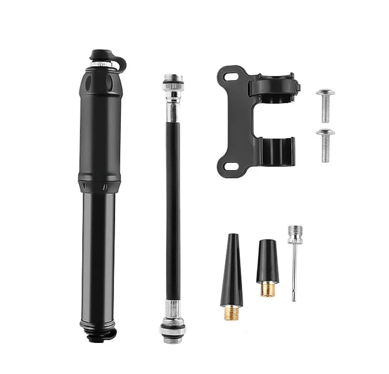 100 Psi High Pressure Aluminum Alloy Mini Hand Air Pump Bike Accessories Portable Bicycle Pumps
