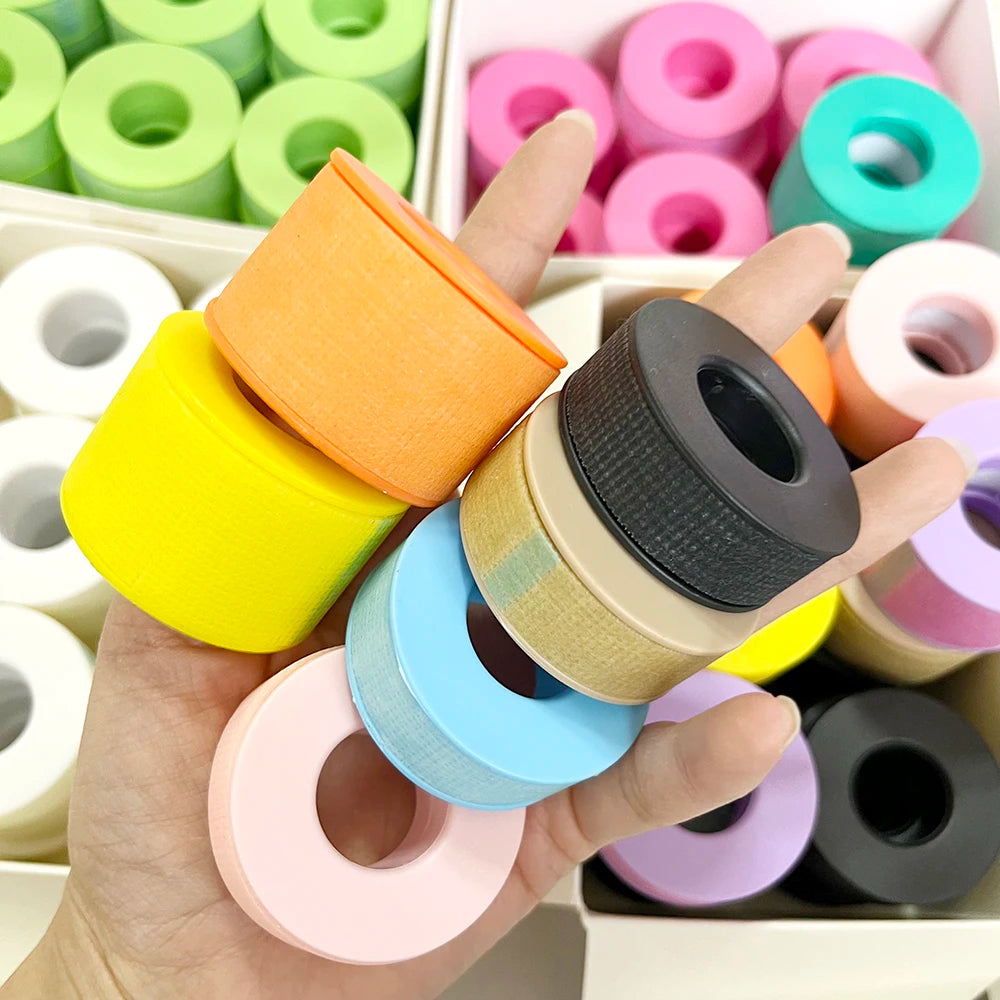 .Eyelash Extension Supplies Glue Adhesive Fabric Lash Tape Sensitive Skin Silicone Gel Irritation Tape Eyelash Extension Tape