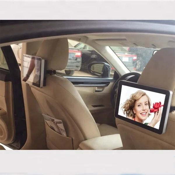 10 Inch Light Weight Taxi Headrest Android Media Player Tablet WIFI 4G Taxi Digital Signage Advertising Screen with Cloud CMS