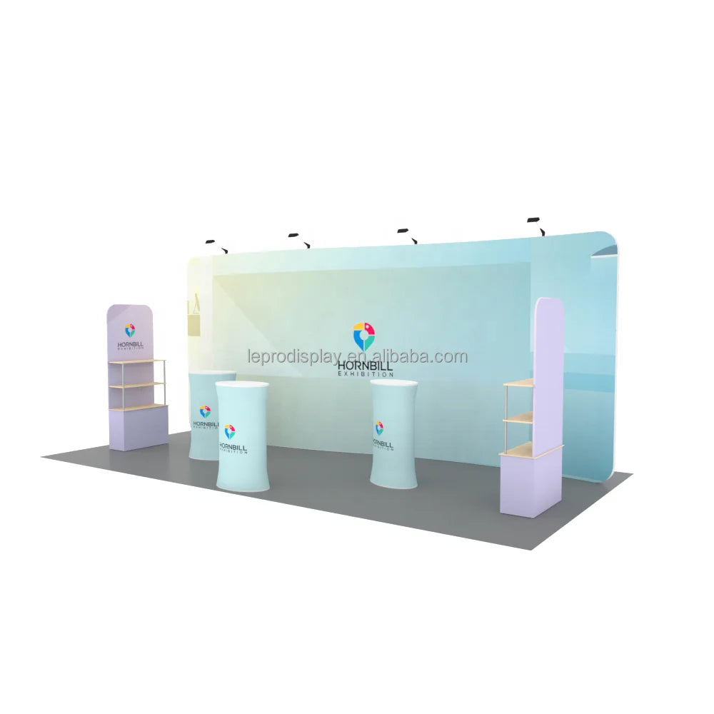 10*20ft Modular Easy Install Aluminum Booth Backdrop Stand Advertising Equipment Expo Trade Show  Booth Exhibition Display Boot