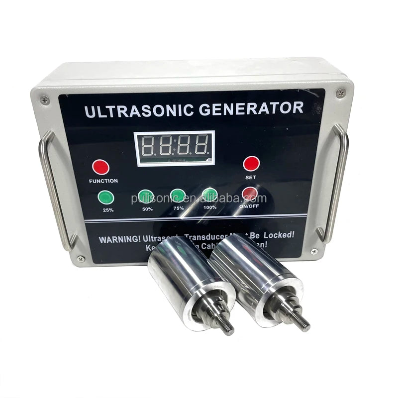 110V or 220V Industrial Vibrating Screen Machine Fine Powder Screening Equipment Ultrasonic Generator Vibrator Kits