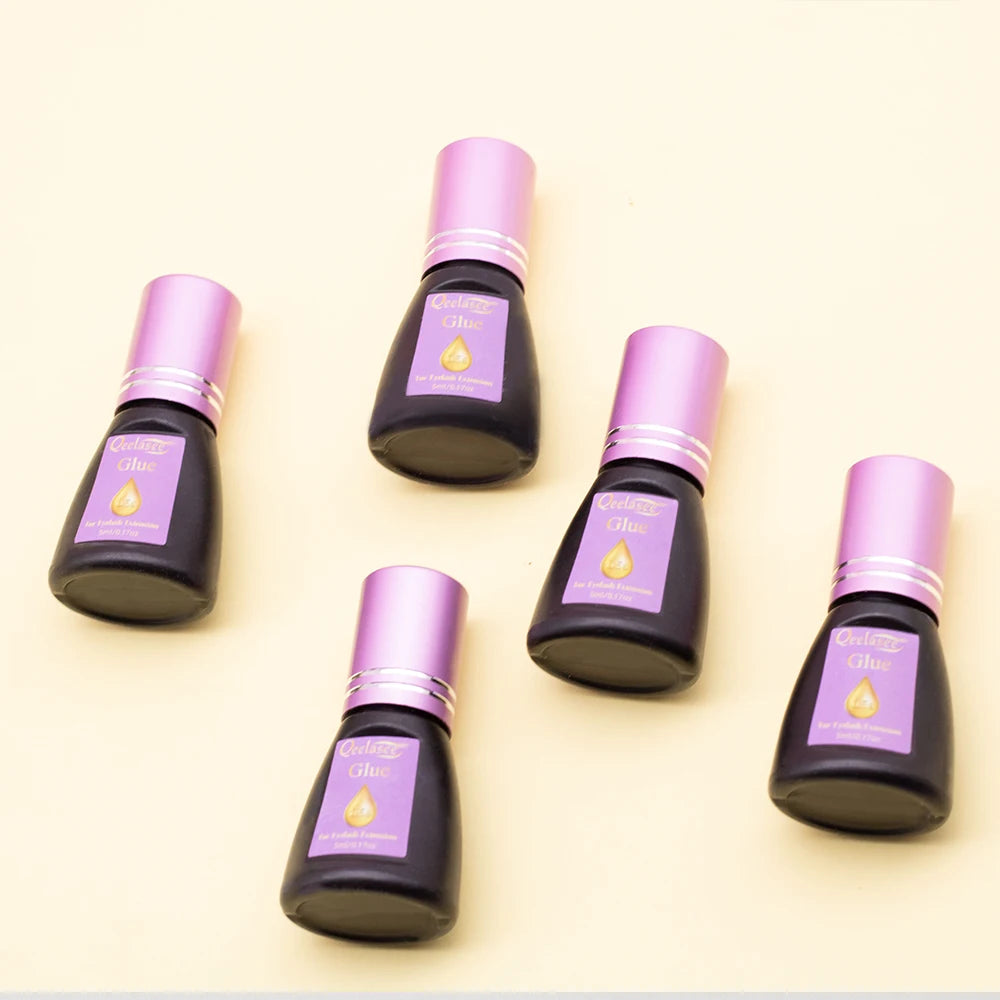 0.5s Dry Time 5ml Qeelasee Eyelash Extension Glue