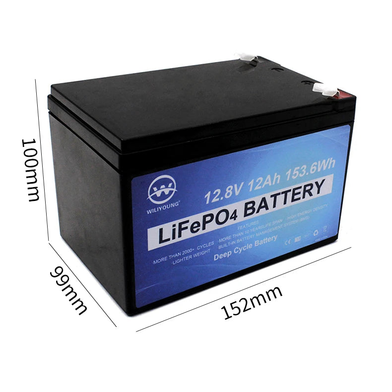 12ah Lithium Iron Phosphate Battery Pack Can Be Customized 12v 24v Stable Voltage Storage Battery