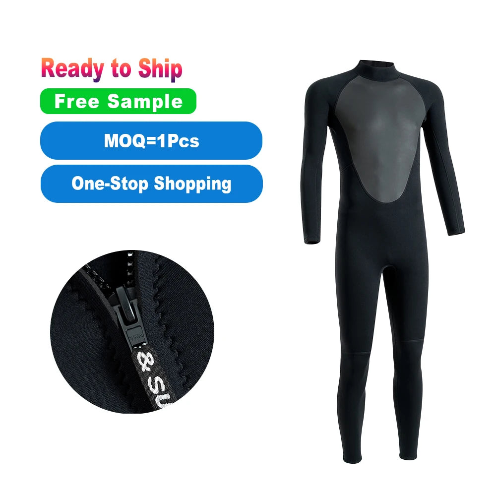1.5mm Neoprene Fabric Diving Suit Surfing  Spearfishing Wetsuit Men