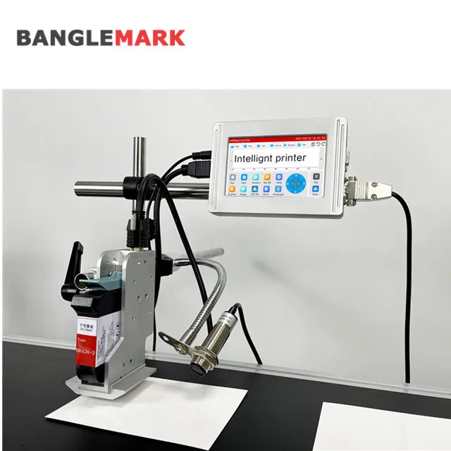 12.7MM Variable Data Expiry Date logo QRcode Barcode Printing Machine Batch Coding Online Thermal Inkjet TIJ Printer