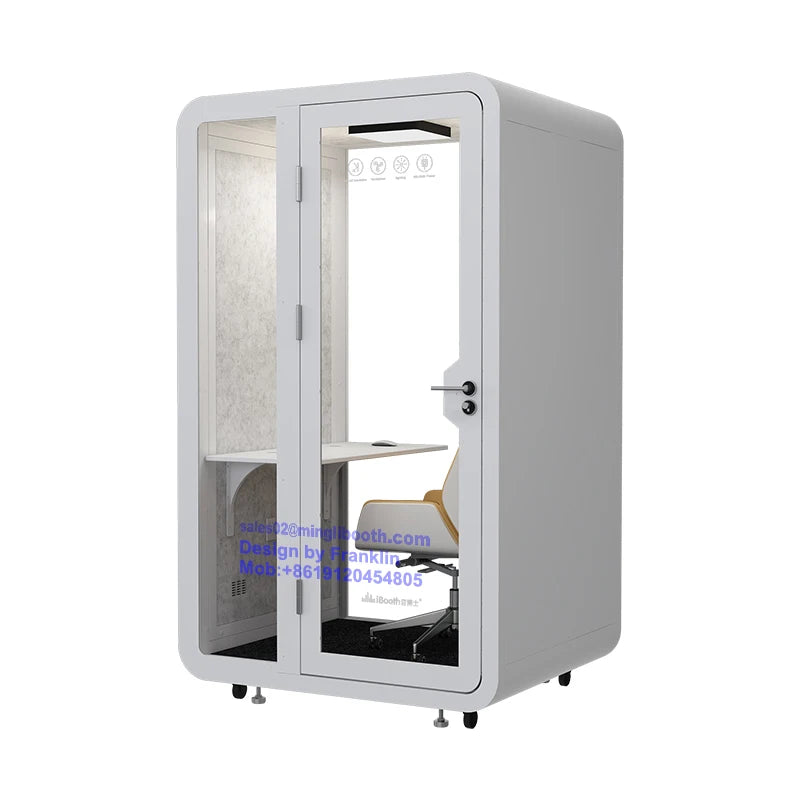 1.35m Modern Design Long Vocal Studio Booth Sound Booths Meeting Room