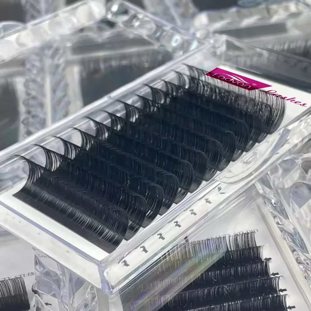 0.03 0.05 Cashmere Matte Black Eyelash Extension Lash Trays