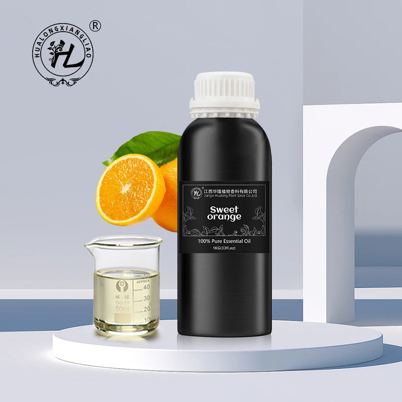 100% Natural Fragrant Oils Manufacturer BULK Organic Sweet Orange Essential Oil for Aromatherapy Diffusers | Private Label