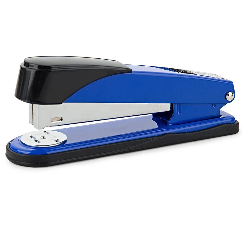 0314 Blue Rotary Stapler for Students Study Office Metal Effortless Multifunctional Stapler 60pcs Per Carton Set