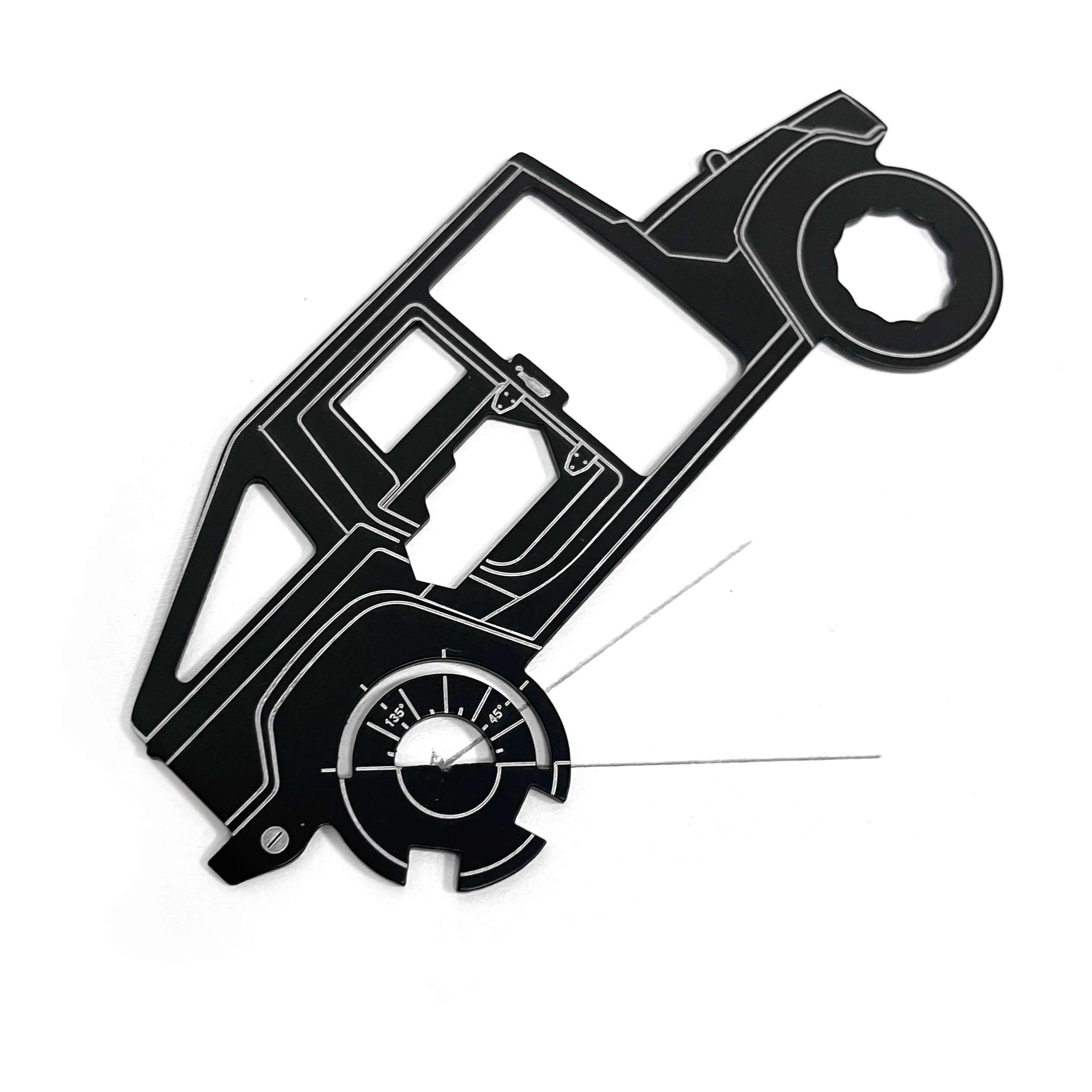 12 in 1 Premium Custom Logo Car Shape Card Bottle Opener Metal Multi Tool Keychain