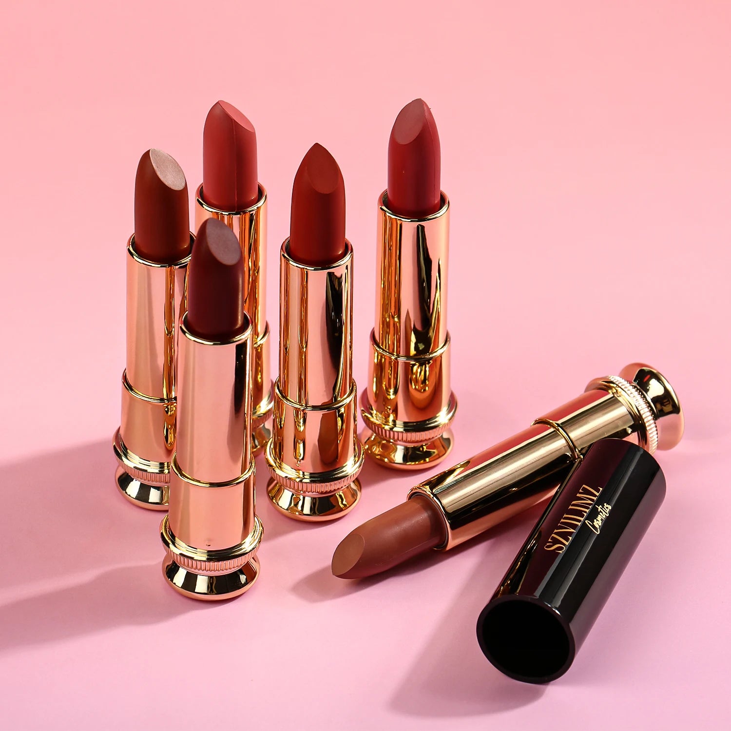 12 Color Matte Lipstick Long Lasting Lip Makeup With Private Label