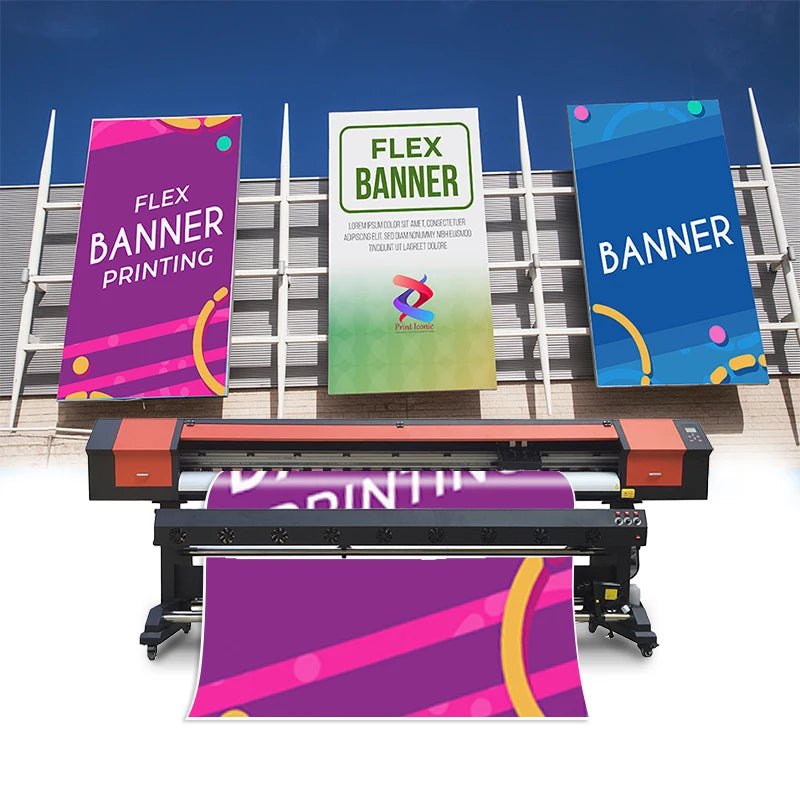 1.8m 1.9m 3.2m Eco Solvent Inkjet Printer Xp600 I3200 Printhead 1440dpi New Wide Plotter for Vinyl Wrap Flex Banner Poster